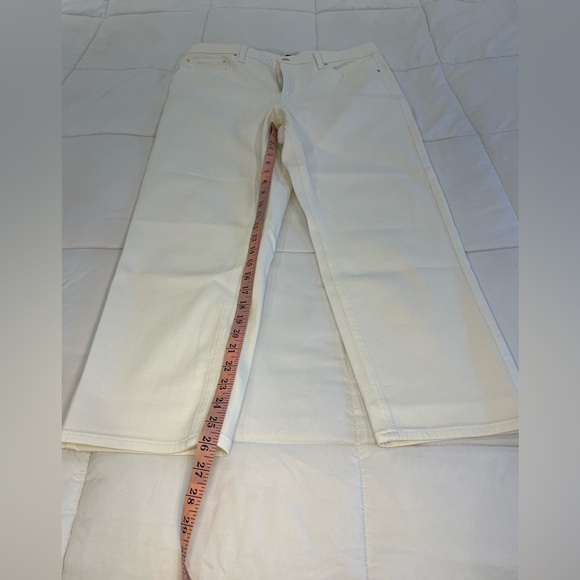 Talbots Slim Straight Ankle Jeans White/Cream - Picture 1 of 16